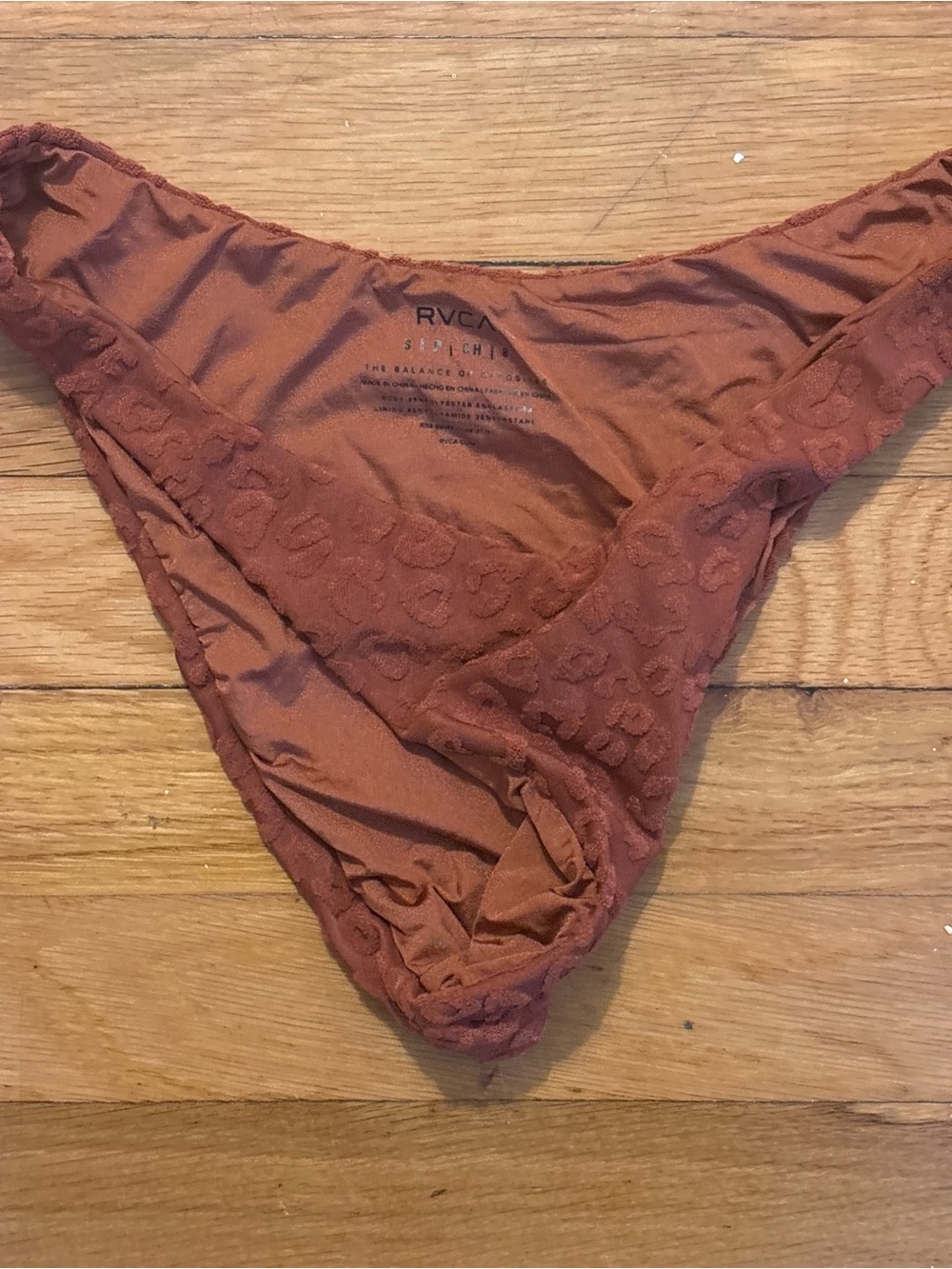 Leopard Rust Bikini Set - RVCA - Picture 2 of 3